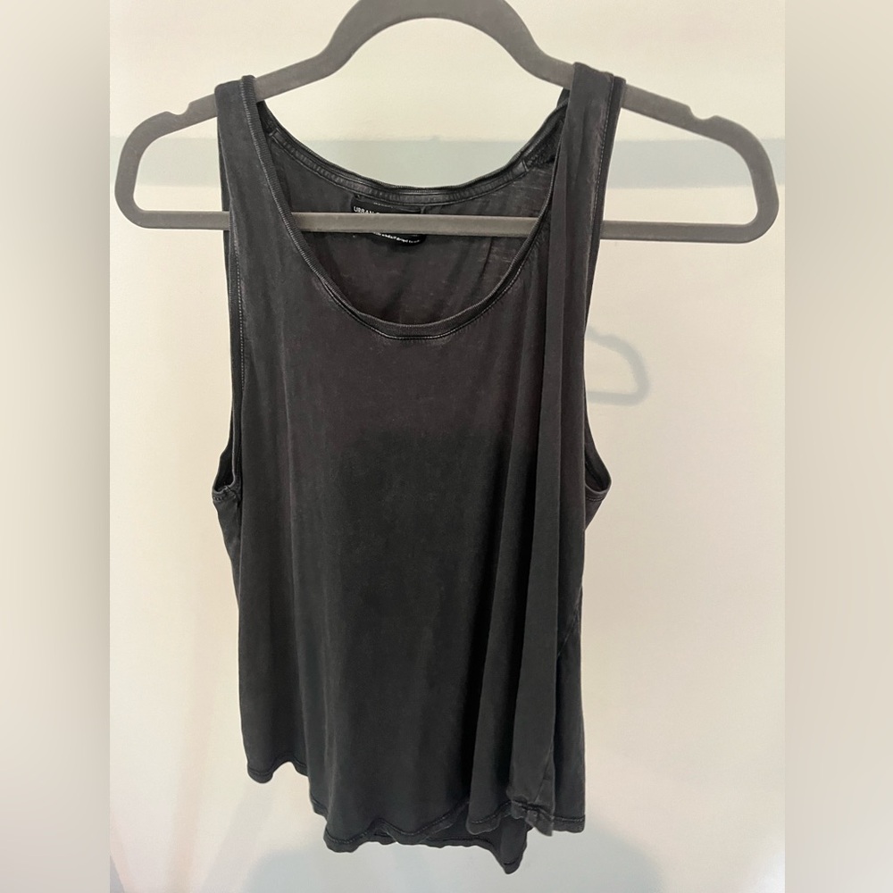 Urban Outfitters Oversized Black Tank Top